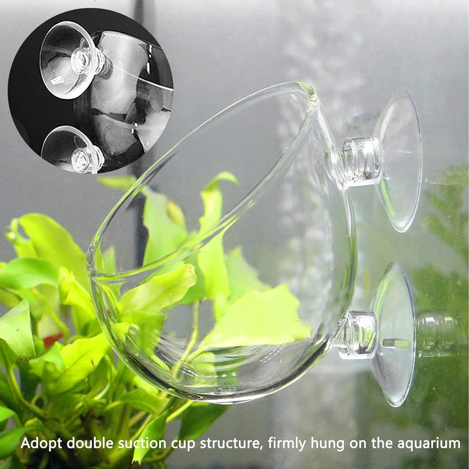 Aquarium Plant Gel - Aquarium Glass Plant Pot with Suction