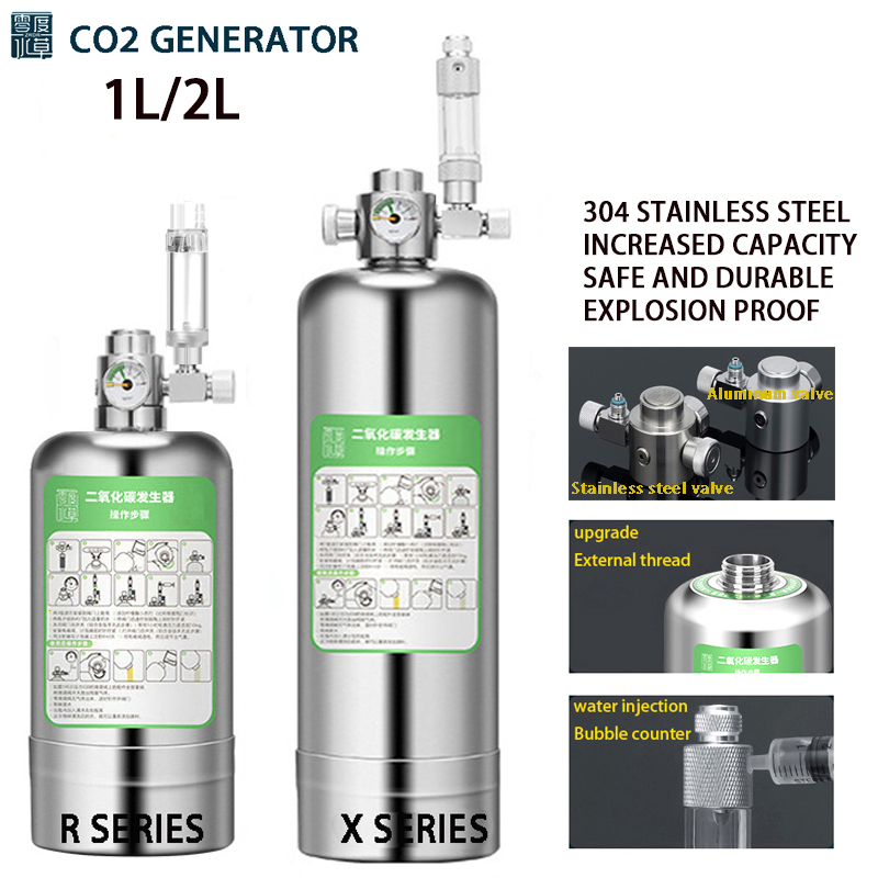 Planted Aquarium Materials - ZRDR Aquarium CO2 Generator System Kit