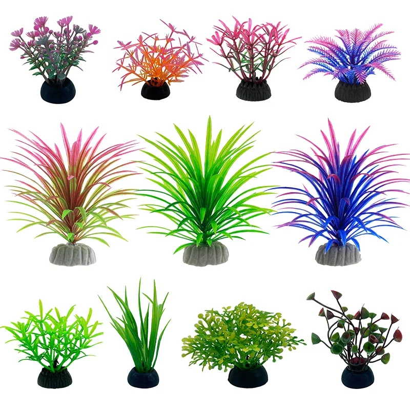 Planted Aquarium Materials - PVC Aquarium Decorative Simulation Artificial Leaves