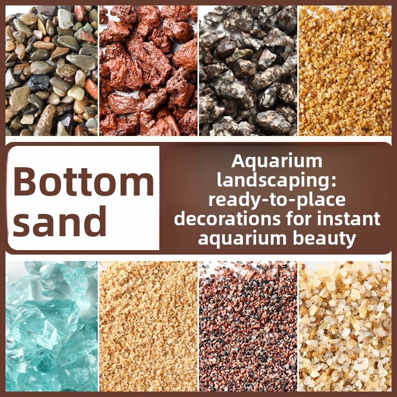 Aquarium Sand White - Colored Glass Sand for Aquarium –