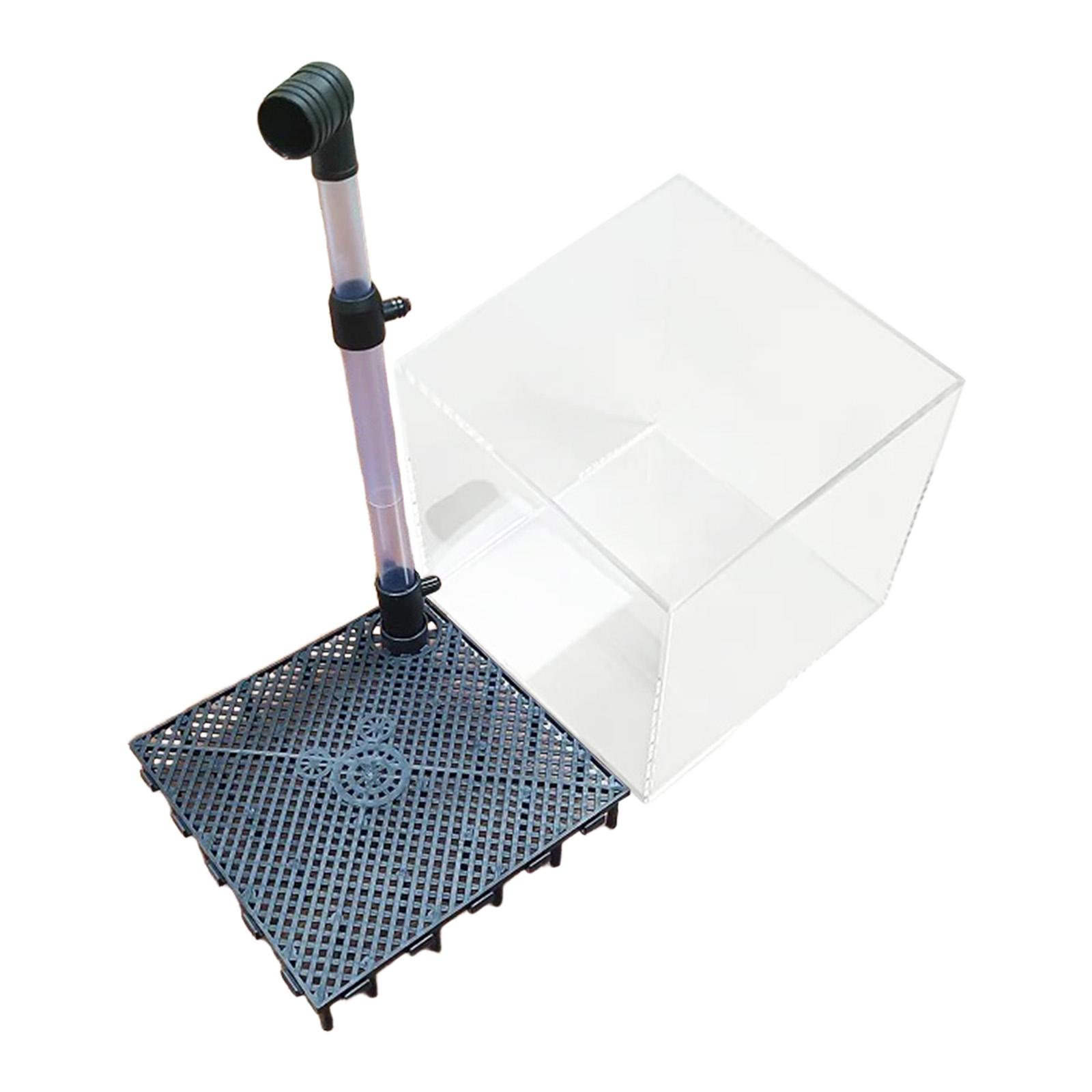 Planted Aquarium Undergravel Filter - Acrylic Undergravel Filter Box with Tube