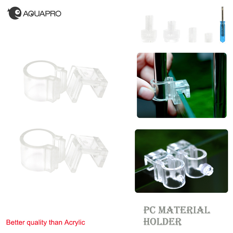 Planted Aquarium Materials - Aquarium Pipe Holder Inflow Outflow PC
