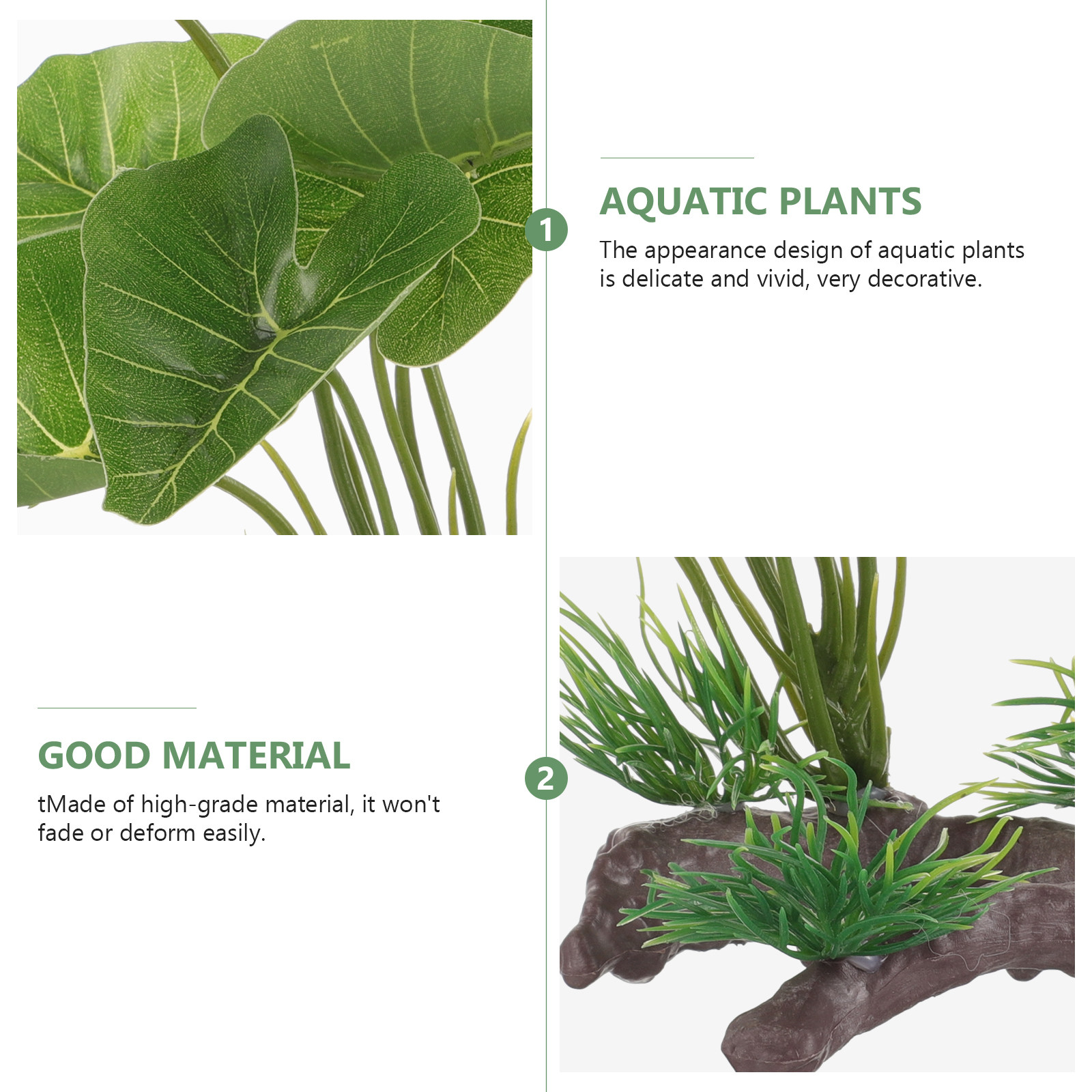 Lifelike Plastic Aquarium Plan - Planted Aquarium Care review and price