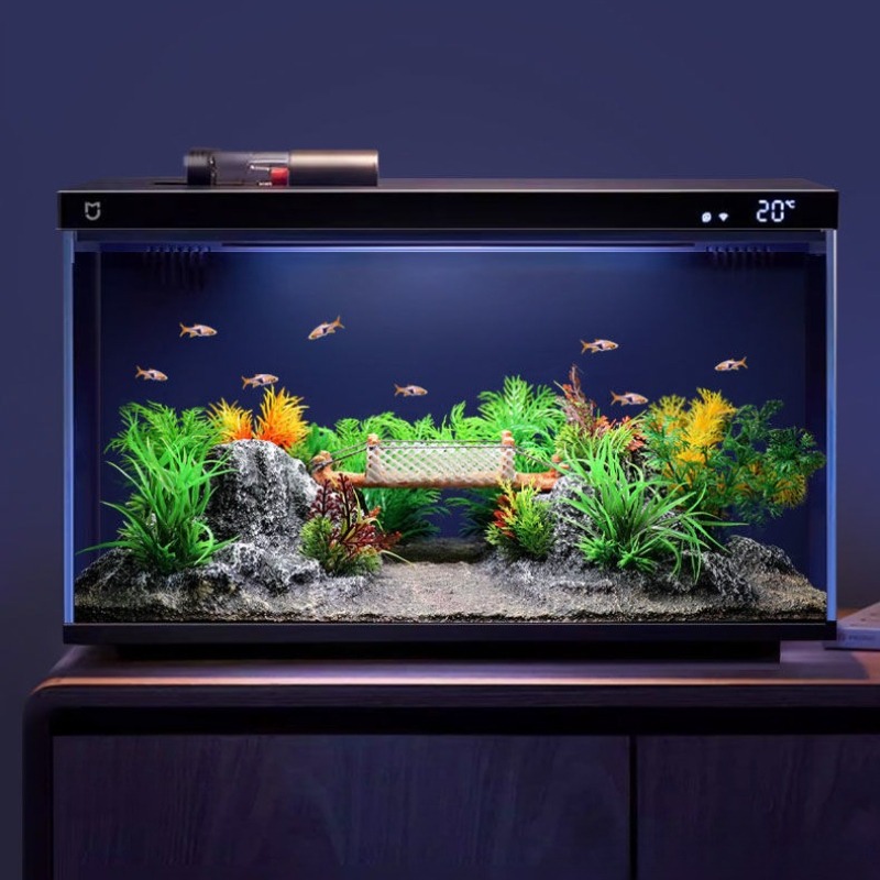 Fish Tank Decoration Simulatio - Planted Aquarium With Rocks review and price