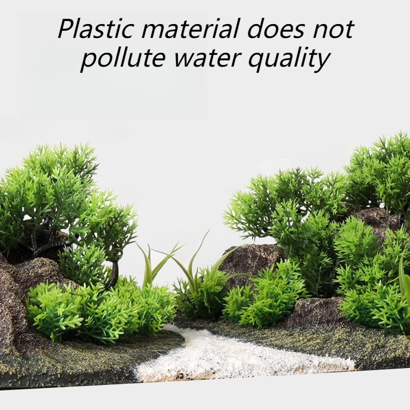 Fish Tank Decoration Simulatio - Planted Aquarium With Rocks review and price