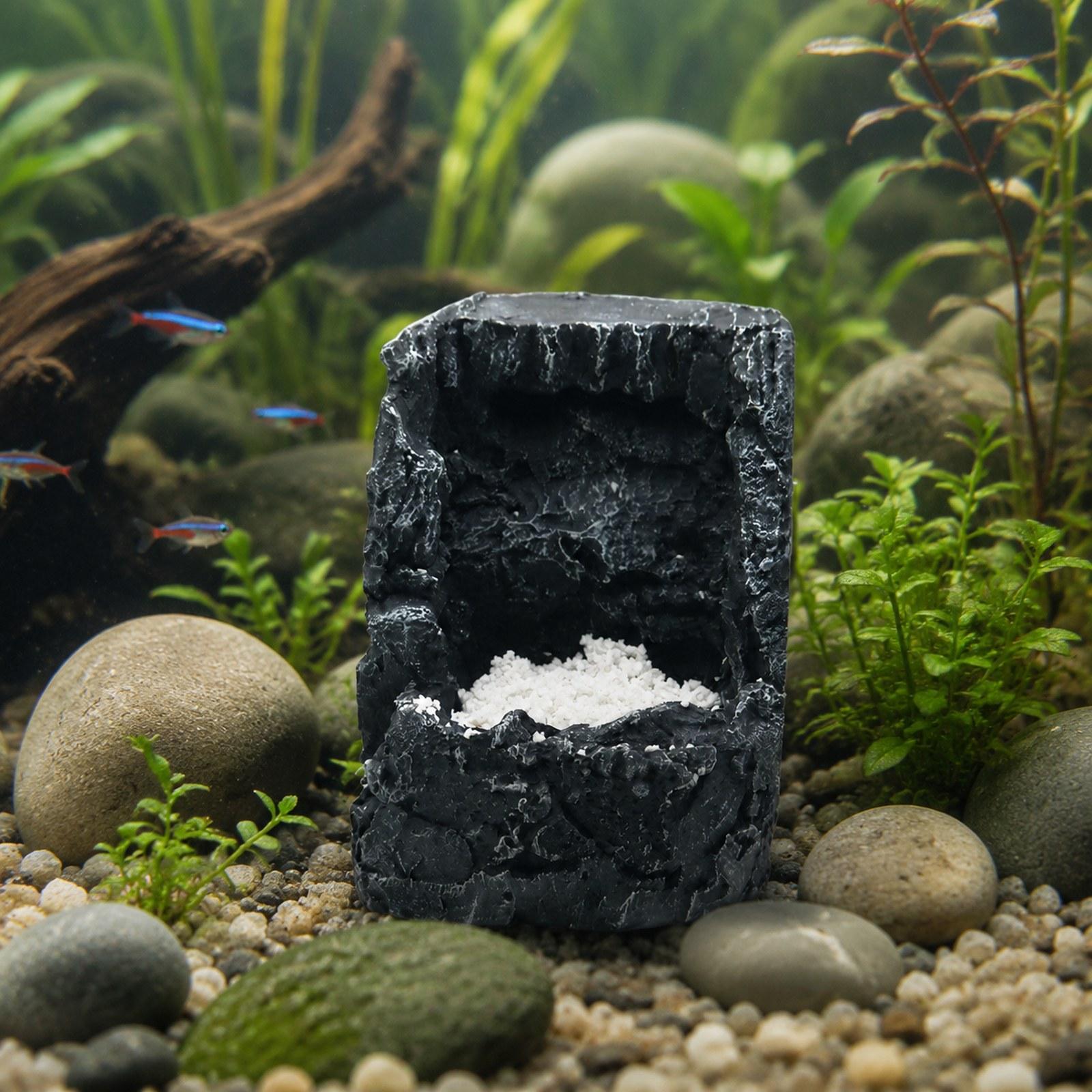 Aquarium Mountain View Stone a - Aquarium Sand White review and price