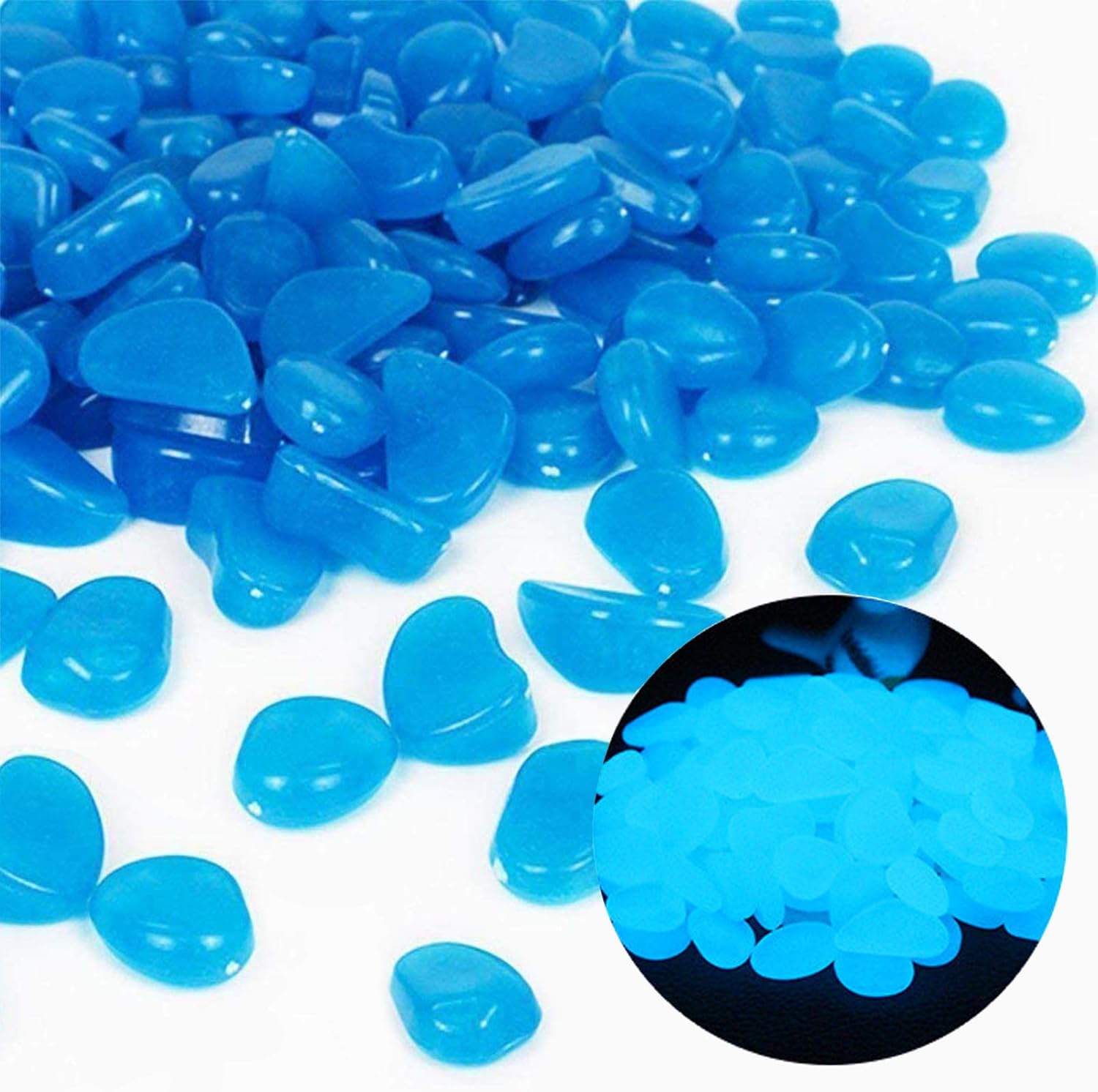 Fish Tank Rocks Glow Blue Pebb - Planted Aquarium With Rocks review and price