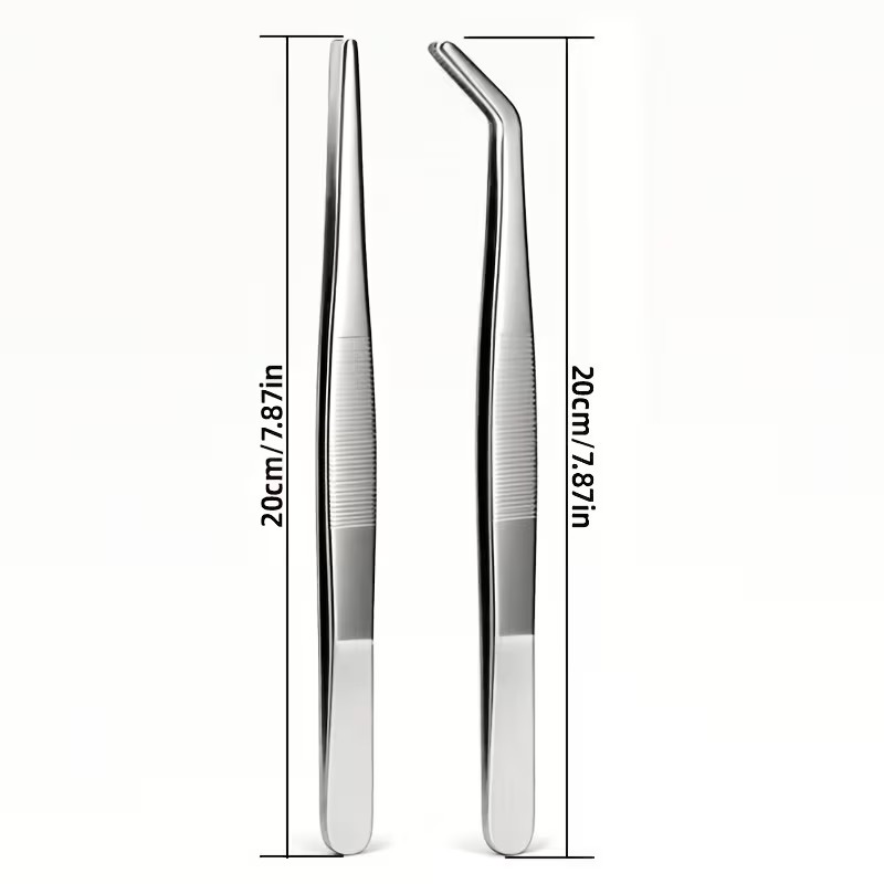 2pcs 20cm Stainless Steel Twee - Planted Aquarium Care review and price
