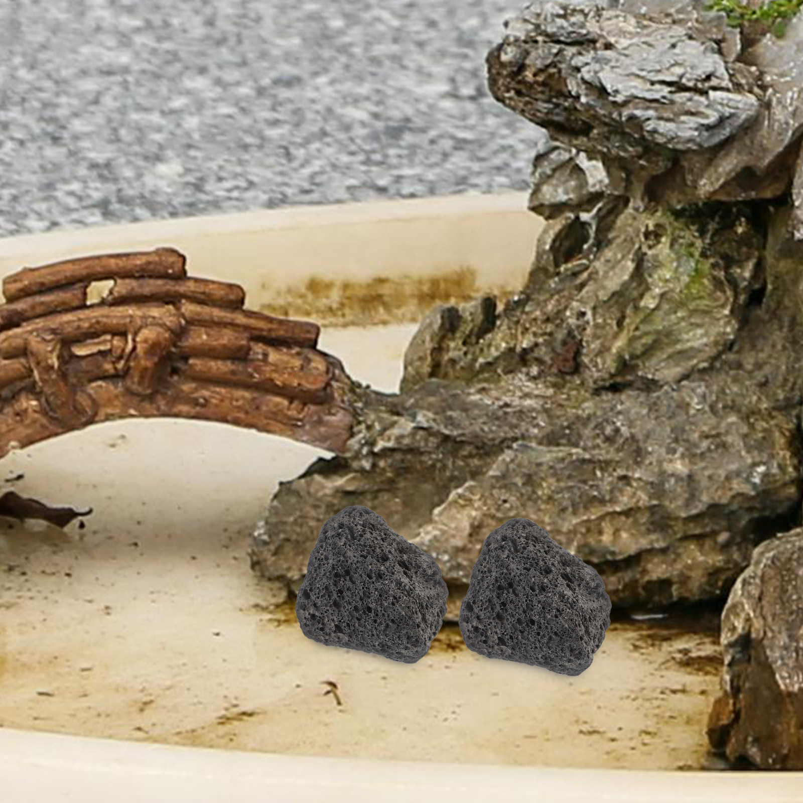 1 Bag Natural Volcanic Stone D - Planted Aquarium With Rocks review and price