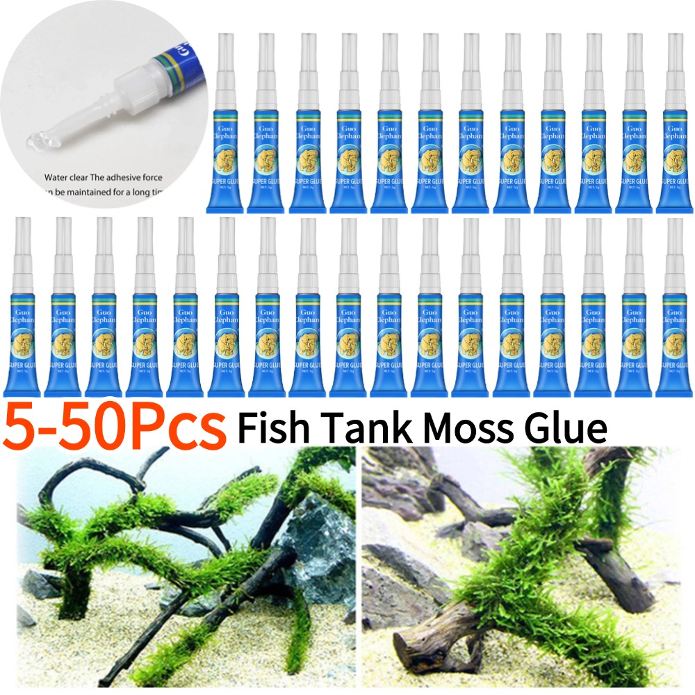 50-5Pcs Fish Tank Landscaping  - Aquarium Plant Gel review and price