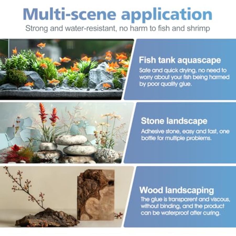Aquarium Glue, Super Reef Glue - Planted Aquarium With Rocks review and price