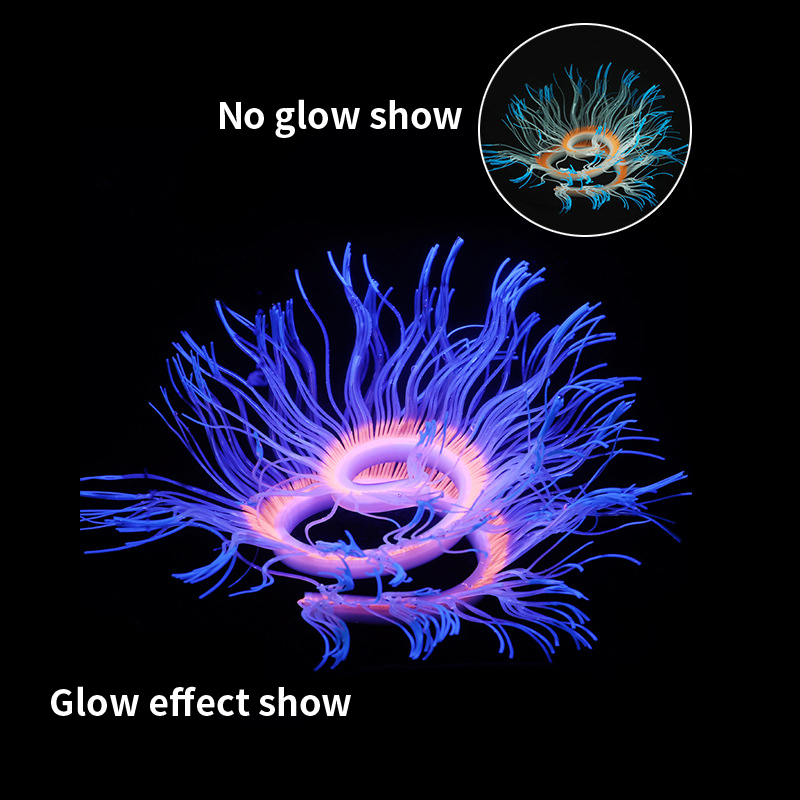 Soft Silicone Sea Anemone Cora - Aquarium Plant Gel review and price