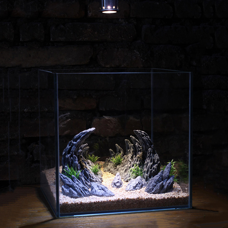 Fish Tank Simulation Stone Can - Planted Aquarium With Rocks review and price
